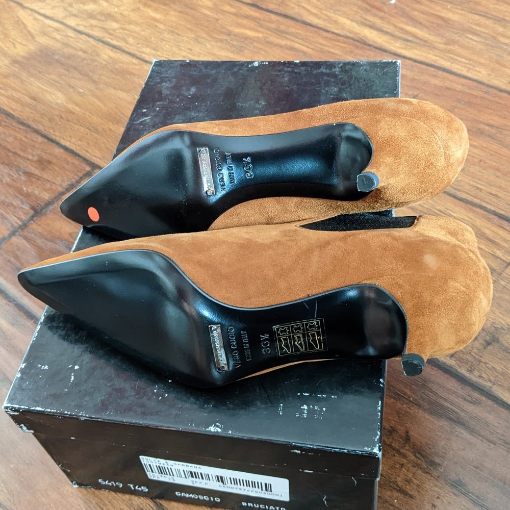 Dolce & Gabbana Suede Chelsea Boots - Picture 6 of 8